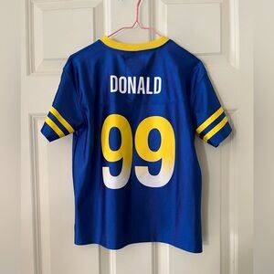 Los Angeles Rams Aaron Donald #99 NFL Team Apparel Kids Jersey Football 6-7